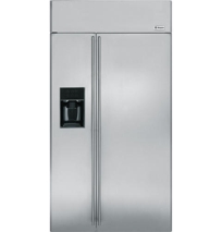 42" Built-In Side-by-Side Refrigerator with Dispenser, Model#: ZISS420DXSS