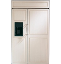 48" Built-In Side-by-Side Refrigerator with Dispenser, Model#: ZISB480DX