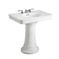 BARBARA BARRY TUXEDO PEDESTAL SINK