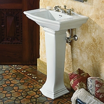 HAMPSTEAD PEDESTAL SINK, 24"