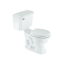 STAFFORD 2-PIECE ROUND-FRONT TOILET, LESS SEAT