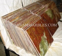 Multi Red Onyx Tiles