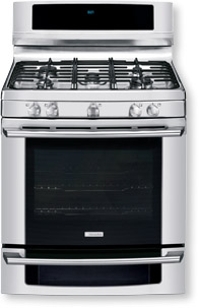 30" Dual-Fuel Freestanding Range with Wave-Touch® Controls