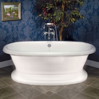 71" Bali Double Ended Air Bath Tub on Skirt