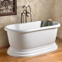Adrianna Double Ended Air Bath Tub on Plinth - 55" or 63"