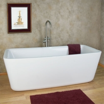 Bennett Rectangular Freestanding Acrylic Air Bath Tub - 62" or 69"