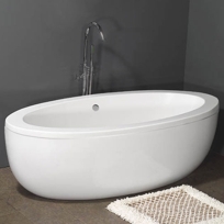 Kayla Oval Acrylic Freestanding Air Bath Tub