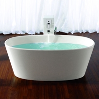 Lucina Freestanding Resin Air Bath Tub