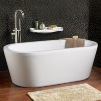 Luora Oval Acrylic Air Bath Tub - 65" or 71"