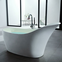 Susanna Freestanding Resin Slipper Air Bath Tub