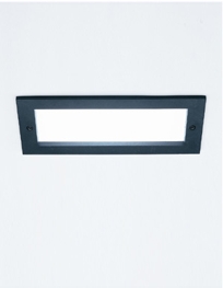 d1080 Flush mounted step light with full opal lens ADA
