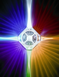 d1050-Color RADIAL TAPESTRY Color wall sconce