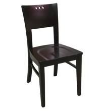 SIL 094 SIDE CHAIR w/WOOD SEAT