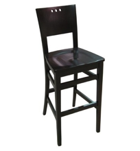 SIL 094/2 BARSTOOL w/WOOD SEAT