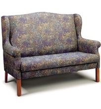 Wing Back Loveseat