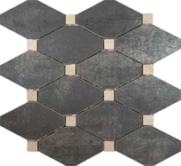 Metallic Black Balat Mosaic