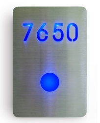 LED Doorbell Button Illuminated  Numbers
