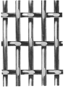 Wire Mesh - Rectangular Weave - Rectangular Opening Screen