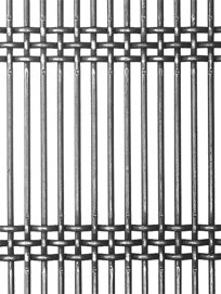 Wire Mesh - Rectangular Weave - Triple Shute Weave