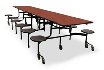 Cafeteria  Rectangular /w Stools