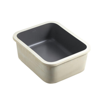 Large Rectangle Modular Fireclay Kitchen Sink