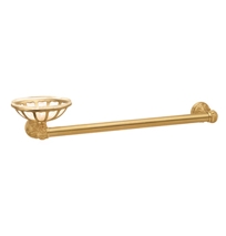 Wall Mount Grab Bar & Soap/Sponge Holder