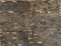 Stripes Cowhide Patchwork Hide Rug