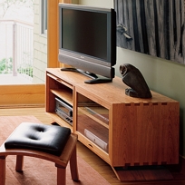 Vita Media Cabinet, Two-Bay (custom)