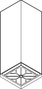 Prism Double Threshold Shower