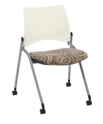 Nexxt Nesting/Stack Poly-Back 3135-P-32 Soft White