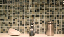 Cove Finishings Hand Painted Collection -  1" x 1" Square Glass Mosaic Tiles