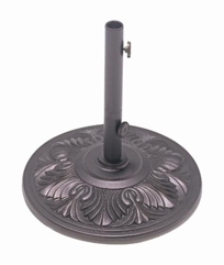 Cast Aluminum Umbrella Base 50# 1 1/2" Neck 9750*