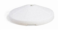 White Umbrella Base - factory weighted to 50 lbs. 9650-W