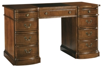 7-1109 Round Front Pedestal Desk