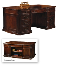 7-9160 Century Carved Serpentine Desk