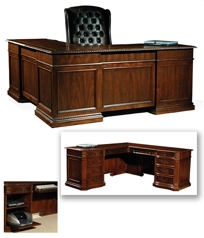 7-9167 Executive L-Desk