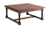 Country English Barley Twist Cocktail Table Item #CE1052