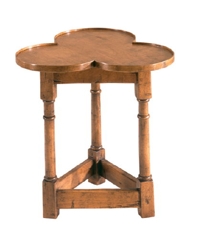 Country English Clover Leaf Cricket Table Item #CE2041