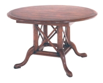 Country English Round Pedestal Table Item #CE0926