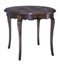 Country French Round Game Table Item #CF0804