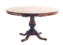 Country French Round Pedestal Table Item #CF0953