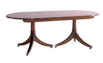 County English Double Pedestal Oval Table Item #CE0979