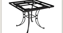 Base Only - 36" Square Tile Top Table Base