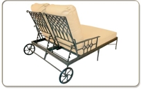 Chaise Lounges - 1099 Provence Double Chaise Lounge (back)