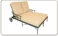 Chaise Lounges - 1099 Provence Double Chaise Lounge (front)