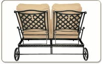 Chaise Lounges - 1499 Savannah Double Chaise Lounge (back)