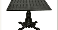 Metro Classic - Square Pedestal Dining Base Table