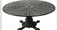 Woven Top Tables - Conversation Table (19.5" Tall)