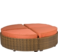 4 Pie Shaped Corner Pieces with Cushion - Salamander 960050T