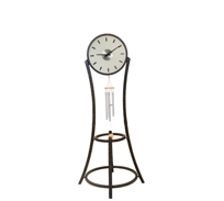 Standing Art Deco Clock with Wind Chimes W-GA1111